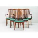 Danish Modern Design Teak Dining Chairs by Preben Schou