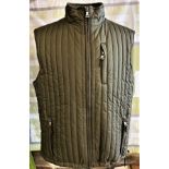 Hackett London Gent`s Designer Gillet & Under Jacket Warmer-Racing Green