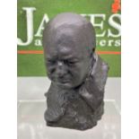 Nemon Bronze Resin Bust of Winston Churchill