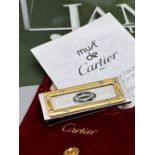 Cartier Paris Santos Edition Gold Plated & Silver Money Clip