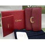 Cartier Paris Ladies Purse/Credit Card Leather Holder.