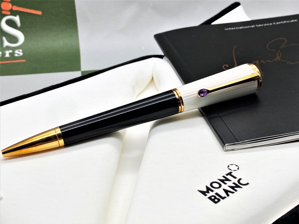 Montblanc Special Edition Ingrid Bergman La Donna Ballpoint Pen. Unused Example. - Image 3 of 6