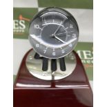 Rare 70th Anniversary 'Codes Rousseau' Table Top Desk Clock Display