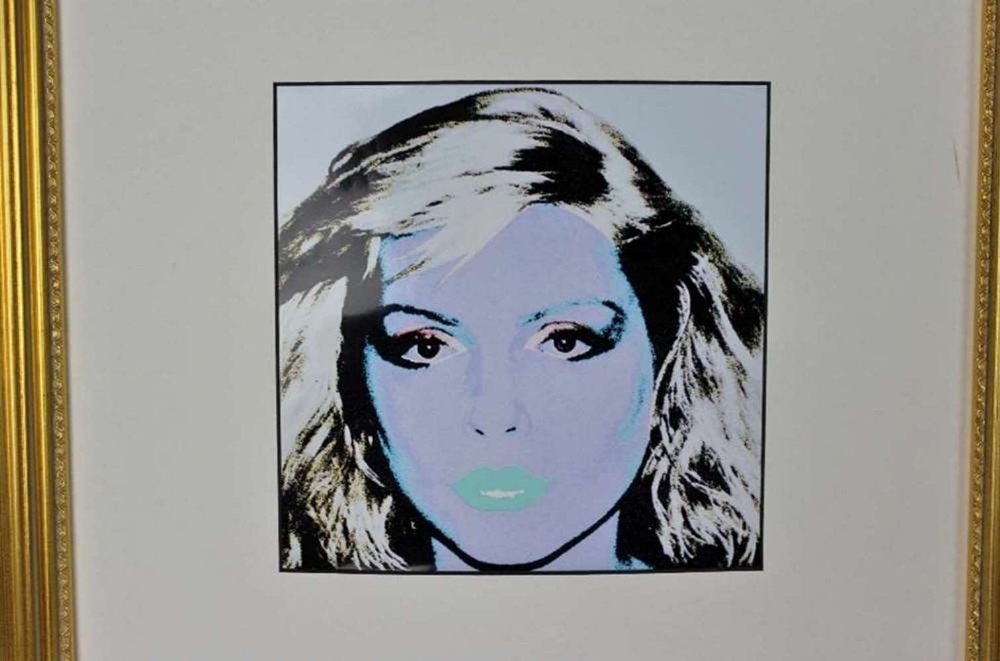 Andy Warhol "Blondie" 1987 Ltd Edition Lithograph, Ornate Framed - Image 2 of 2