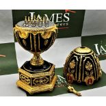 Franklin Mint House of Faberge 24 Carat Gold Imperial Jeweled Egg Chess Set