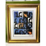 Andy Warhol (1928-1987) “Jackie Kennedy ” Numbered #75/100 Lithograph, Ornate Framed.