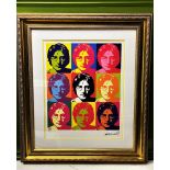 Andy Warhol- "John Lennon" Numbered Lithograph 99/100