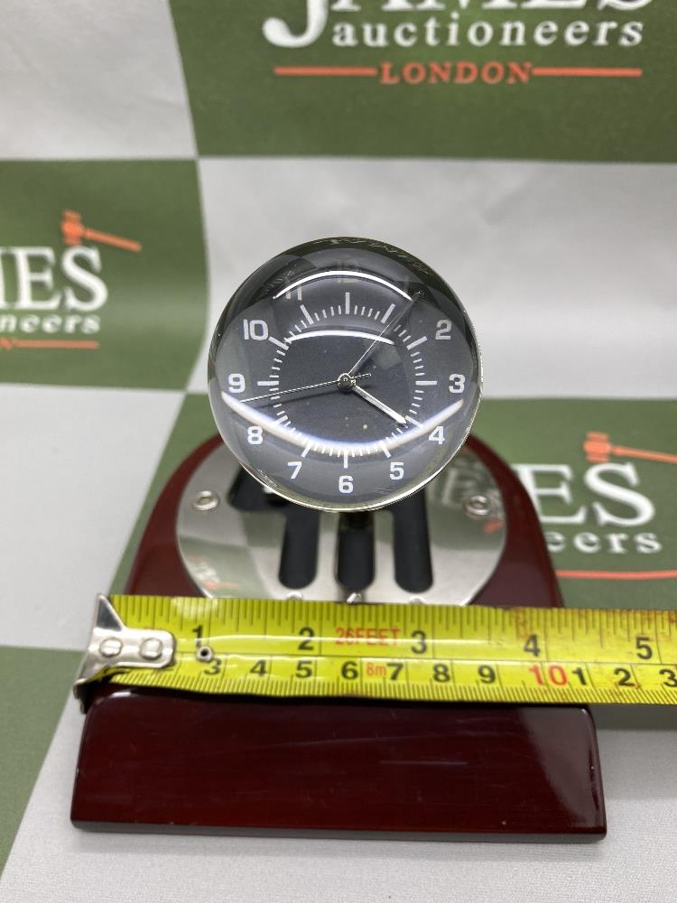 Rare 70th Anniversary 'Codes Rousseau' Table Top Desk Clock Display - Image 4 of 5