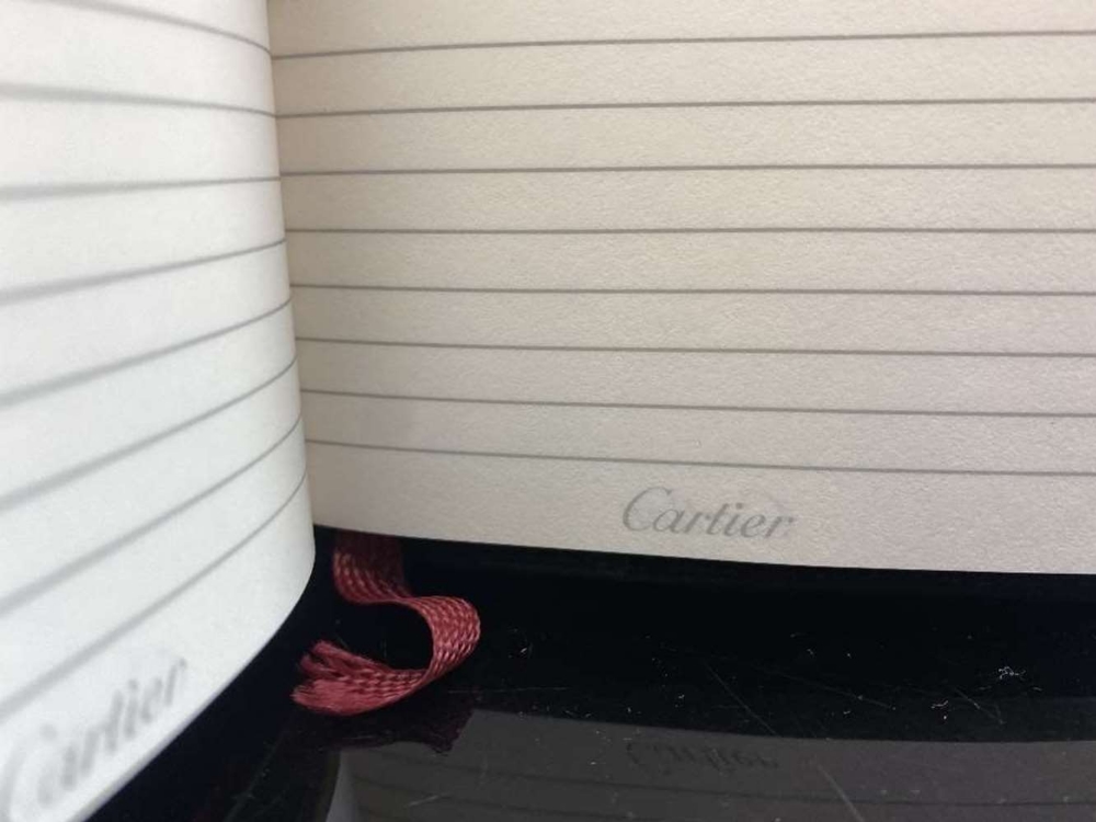 Cartier -New Example Leather Jotter/Notebook With Pencil/Credit Card Storage - Image 2 of 3