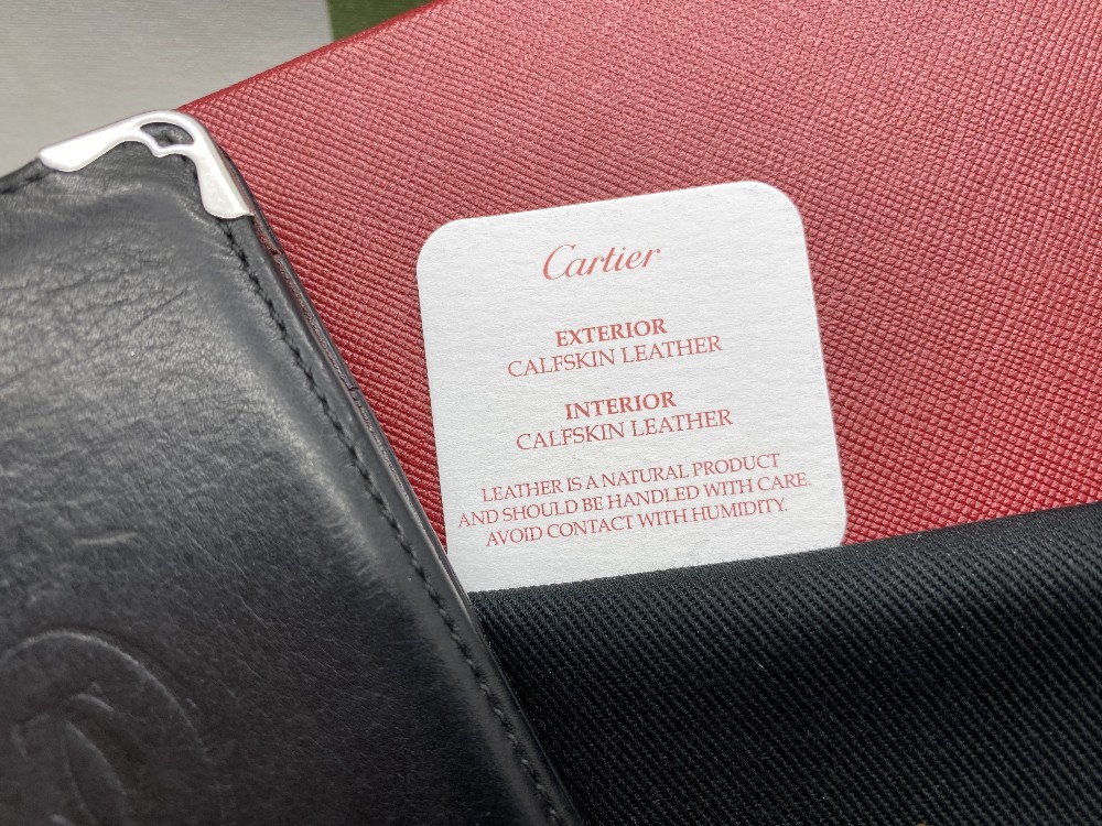Cartier Paris Wallet Card Holder Leather Example - Image 2 of 2