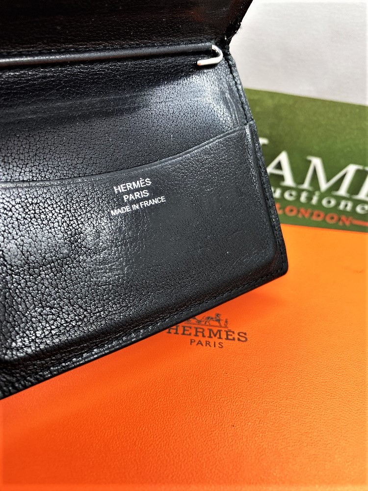 Hermes Paris Leather Credit Card Holder/Wallet - Image 2 of 2