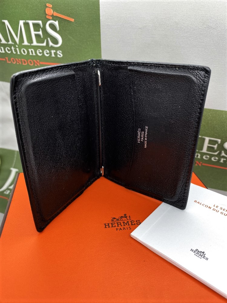 Hermes Paris Leather Credit Card Holder/Wallet