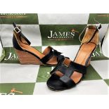 Hermes Paris Classic "H" Leather Mules Size 37