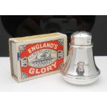 Solid Silver Hallmarked Vintage salt or Peppar Pot