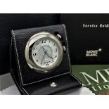 Montblanc Alarm Travel Clock Ref 7065