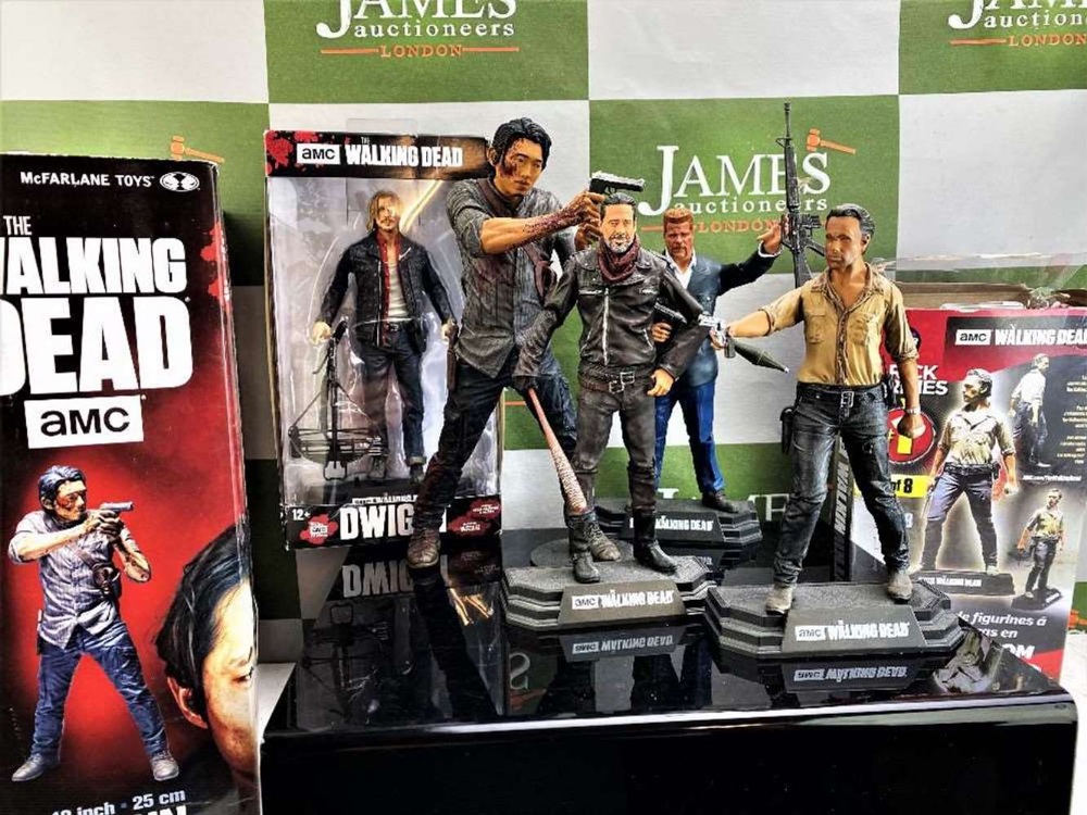 Collection of AMC Walking Dead Figures