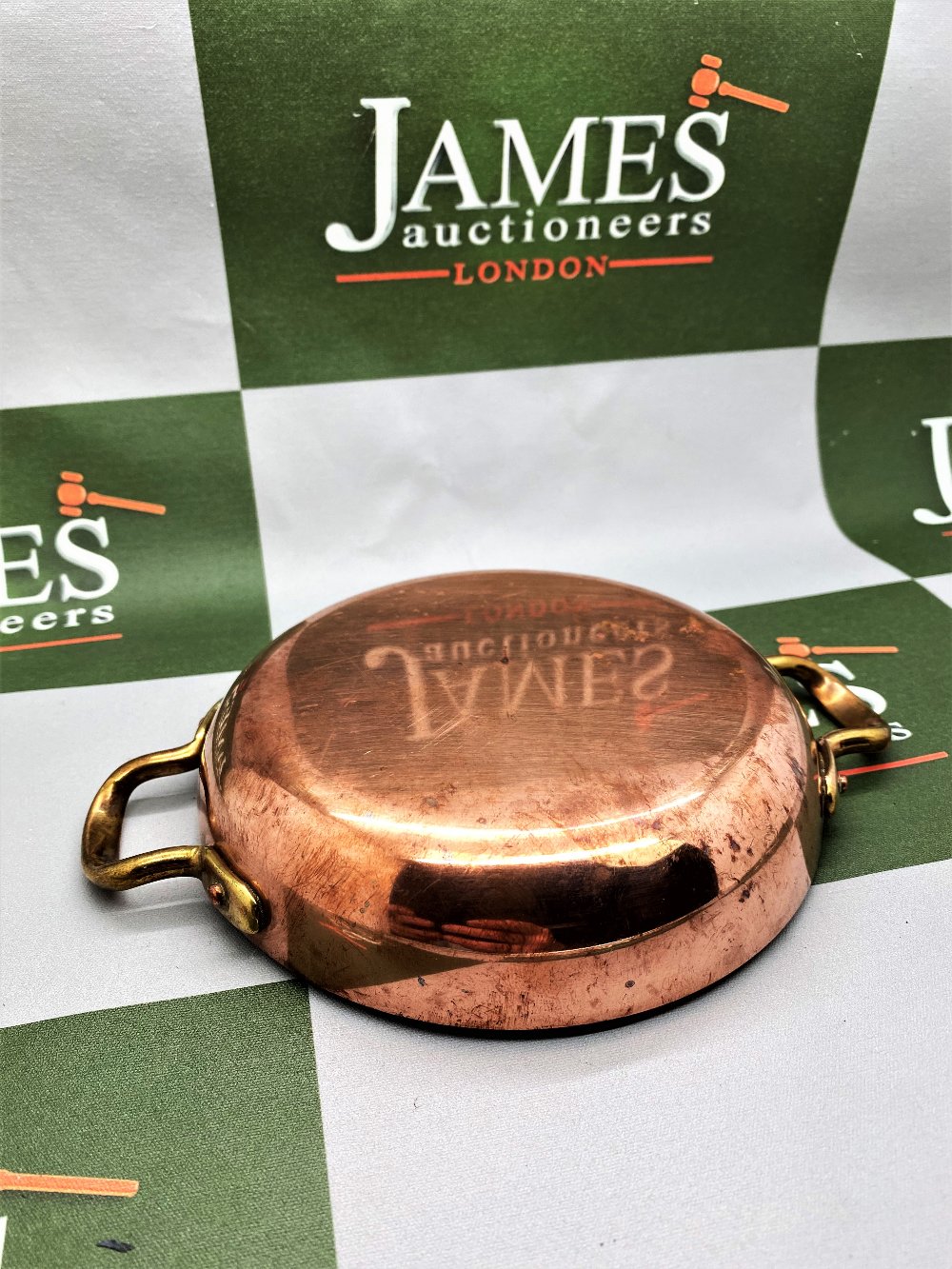 French Vintage Lined Copper Pan/Trinket Dish? - Image 2 of 4