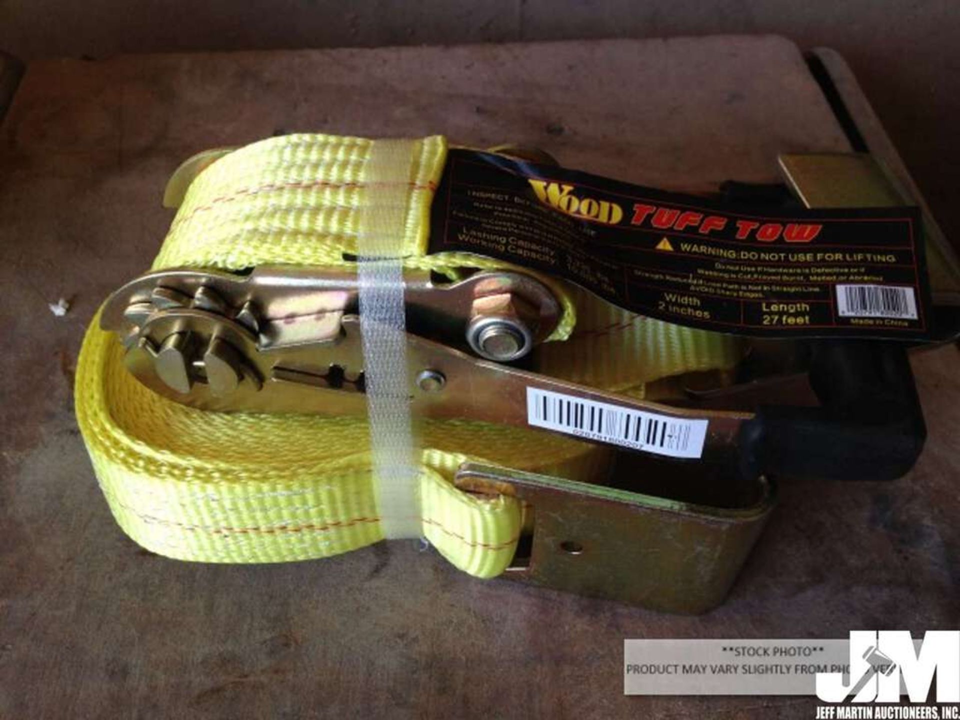 2" X 27 TUFF TOW RATCHET STRAPS ( 5 IN