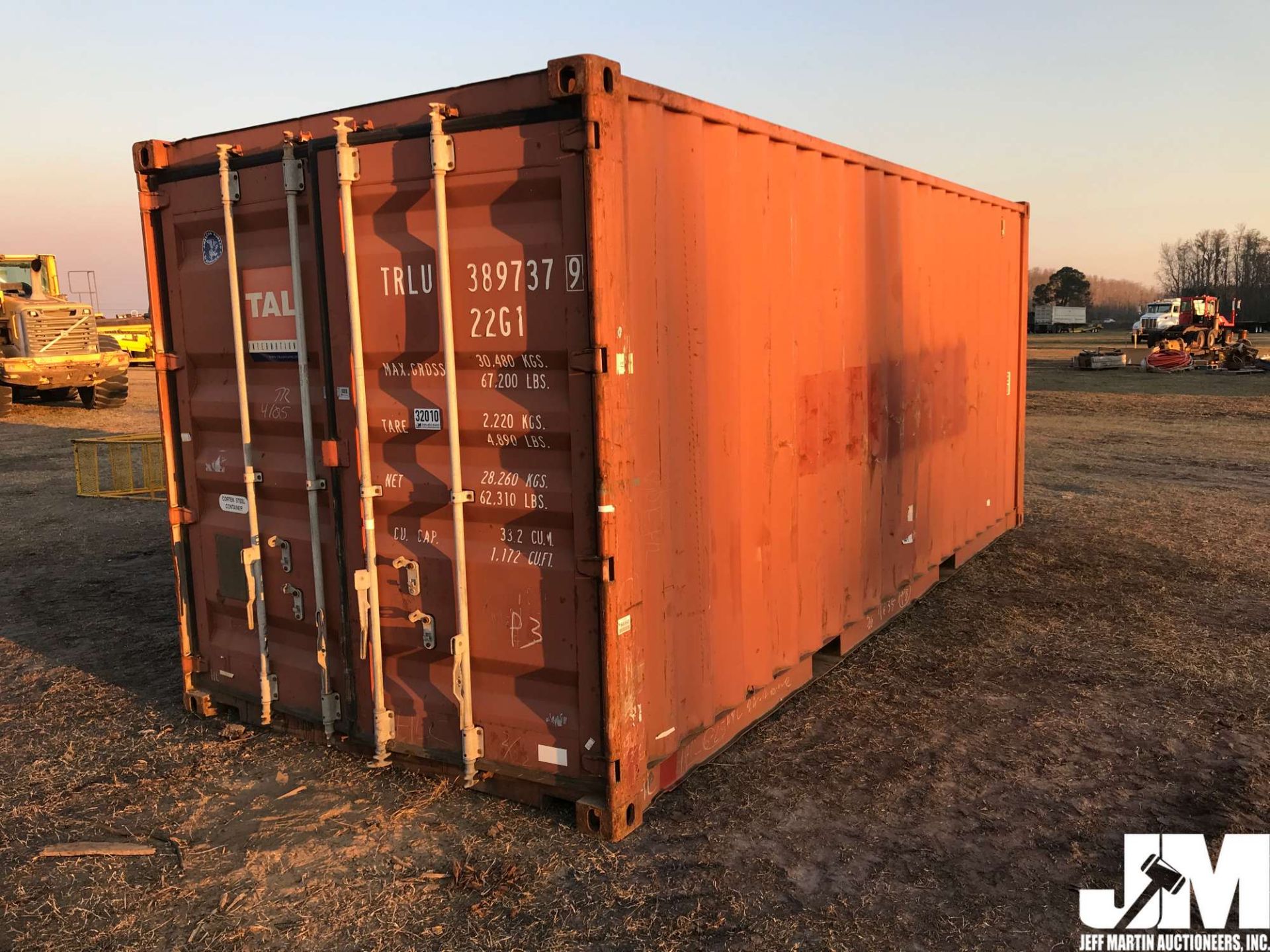 20' CONTAINER SN: TRLU3897379