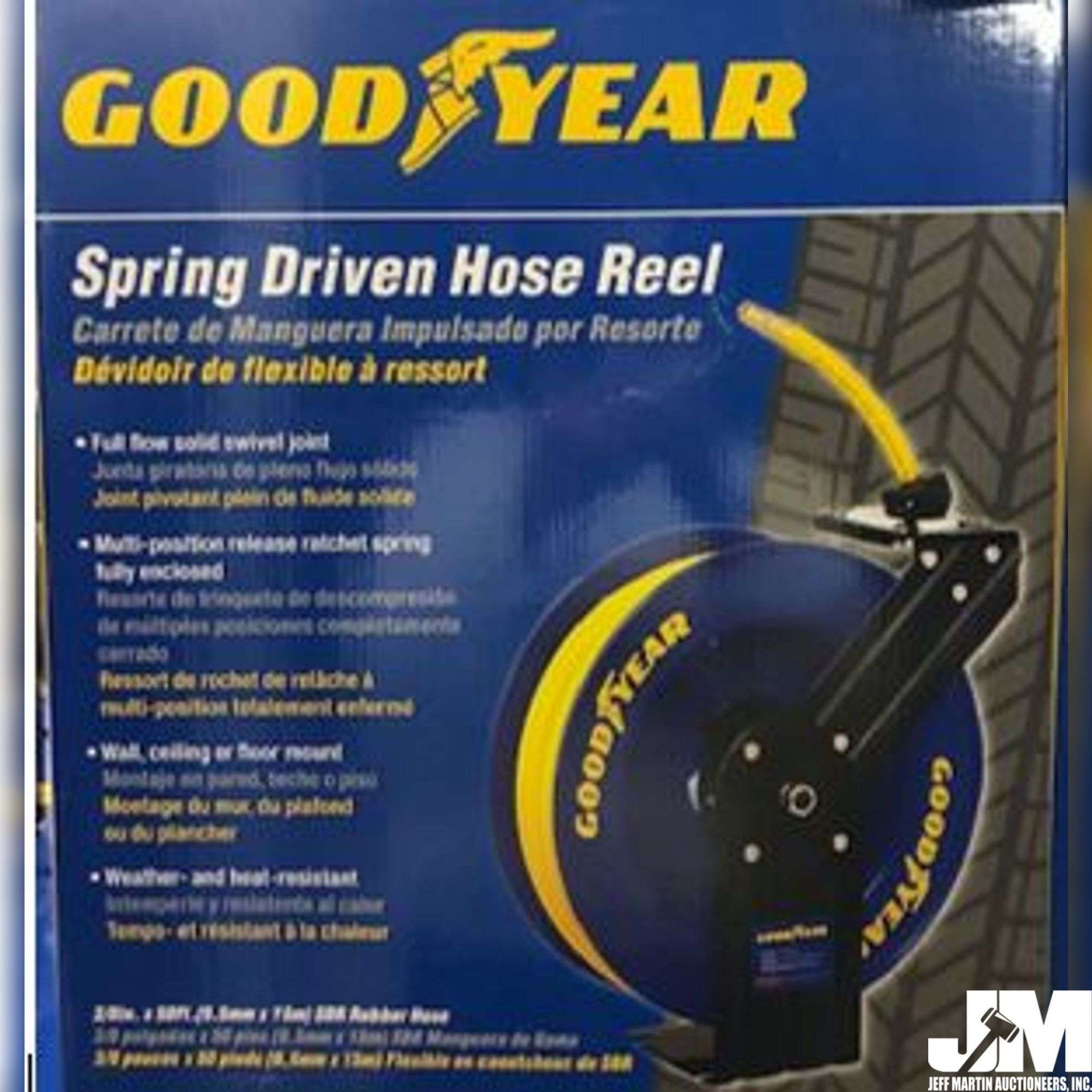 3/8" X 50' GOOD YEAR AIR HOSE REEL