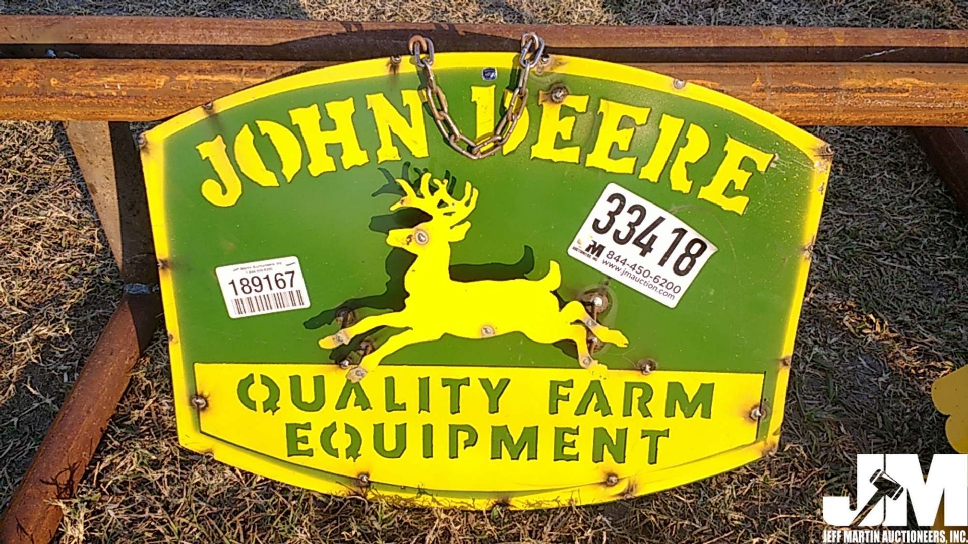 METAL JOHN DEERE SIGN