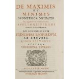 Mathematik - - Vincenzo Viviani. De Maximis et Minimis Geometrica Divinatio in Quintu