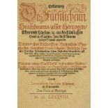 Sachsen - - Lorenz (Laurentius Faustus) Faust. Erklerung des Fürstl. Stammbaums alle