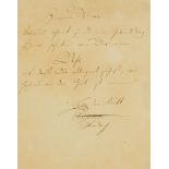 Friedrich Wilhelm IV.. (1795 Berlin - 1861 Postdam). Gemeinsamer Brief von