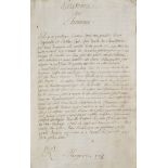 Medizin - - R Margerie. Anatomie de L'homme. Französische Handschrift auf Bütten. 1