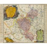 Deutschland - - Zwei Karten von Frankfurt am Main und Sachsen. Deutschland, um 1720-1