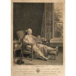 Nicolas Bernard Lepicie (1753 - 1784)La Vielliesse. Radierung auf geripptem Pap