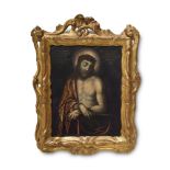 Künstler des 16. Jhd. - ItalienischEcce homo. (Um 1600). Öl auf Kupfer. 23,5 x 17,5 cm. -