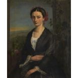 Ernst Hemken (1834 Jever - 1911 Dresden)Porträt einer Dame. 1853. Öl auf Lein