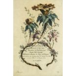 Jean-Baptiste Pillement. Fleures baroque (sic), Inventées et Dessinées par Jean Pillement,