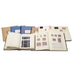 Technik - Weberei - Sachsen - - Sammlung von 7 Bänden mit Manuskripten und Mustermateria