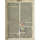 Inkunabeln - Biblia latina - - Johannes Herbort von Seligenstadt (Hrsg.) Hieronymus (Übe