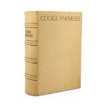 Die Manessische Liederhandschrift. (Codex Manesse). Mit 137 ganzs. Miniaturen in farbiger Reprod