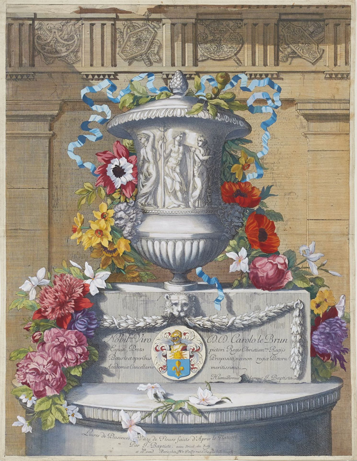 Blumen - - Sammlung von 170 Grafiken mit Darstellungen von Blumen und Pflanzen. Vorwi