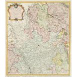 Deutschland - Nordrhein-Westfalen - - Carte du Cercle de Westphalie, Où sont les Com