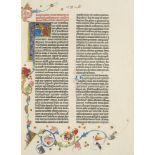 Gutenberg-Bibel. (Biblia latina). Faksimile-Ausgabe der 42-zeiligen Gutenberg-Bibel. Bd. 1.