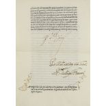 Philipp IV.. (1605 - 1655). Dekret mit eigenhändiger Unterschrift. Madrid. 31