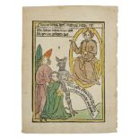 Die zehn Gebote. Faksimile eines Blockbuchs von 1455/1458 aus dem Codex Palatinus Germanicus 438
