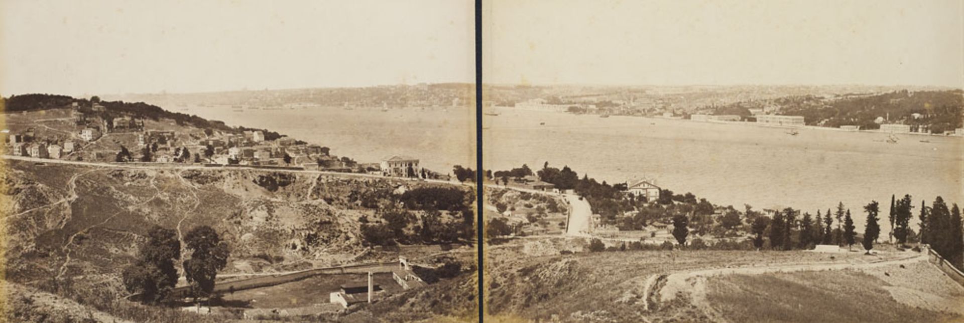 Türkei - - Bosphorus. Panorama als photographisches Leporello.