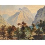 Alpen - - Friedrich Perlberg. (1848