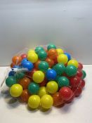 5 x LittleTom 50 Plastic Balls 5.5 cm for Ball Pits Children Kids Baby Pool Balls