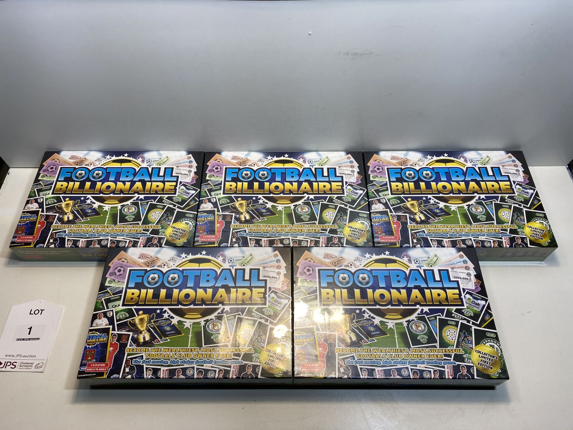 5 x Football Billionaire Board Game - Collector's Edition | 634158675423