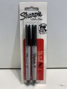 18 x Sharpie Ultra Fine Permanent Marker Black 2 Pack – DE707 | 3501170811207