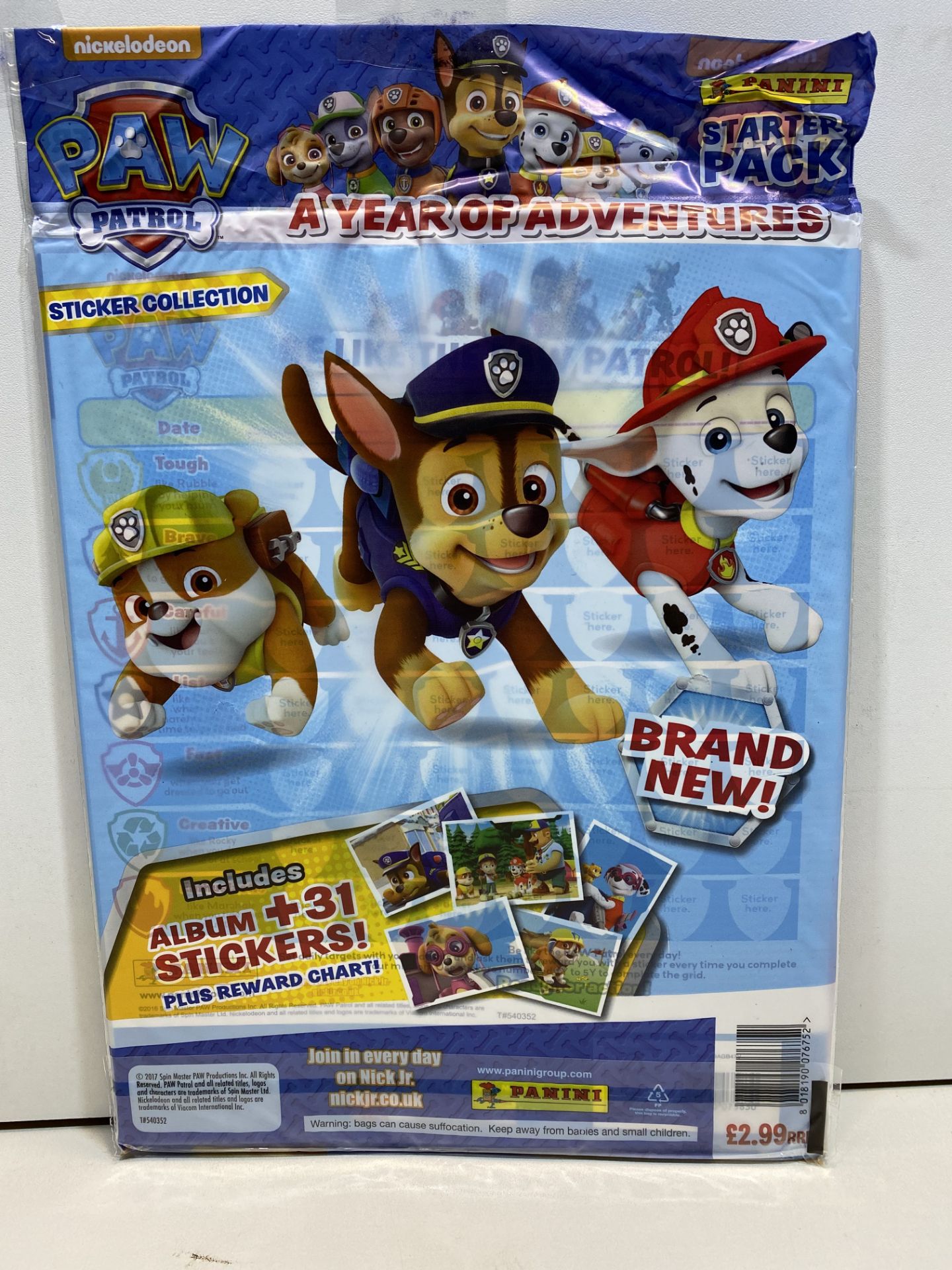 7 x Mighty Pups Panini Paw Patrol Sticker Collection Starter Pack | 8018190076752 - Image 3 of 3