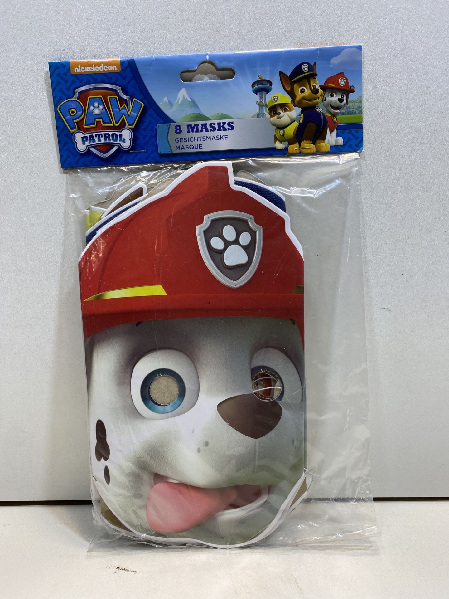 9 x Paw Patrol Paper Masks ( 8 Per Pack) | 13051557287 - Image 2 of 6