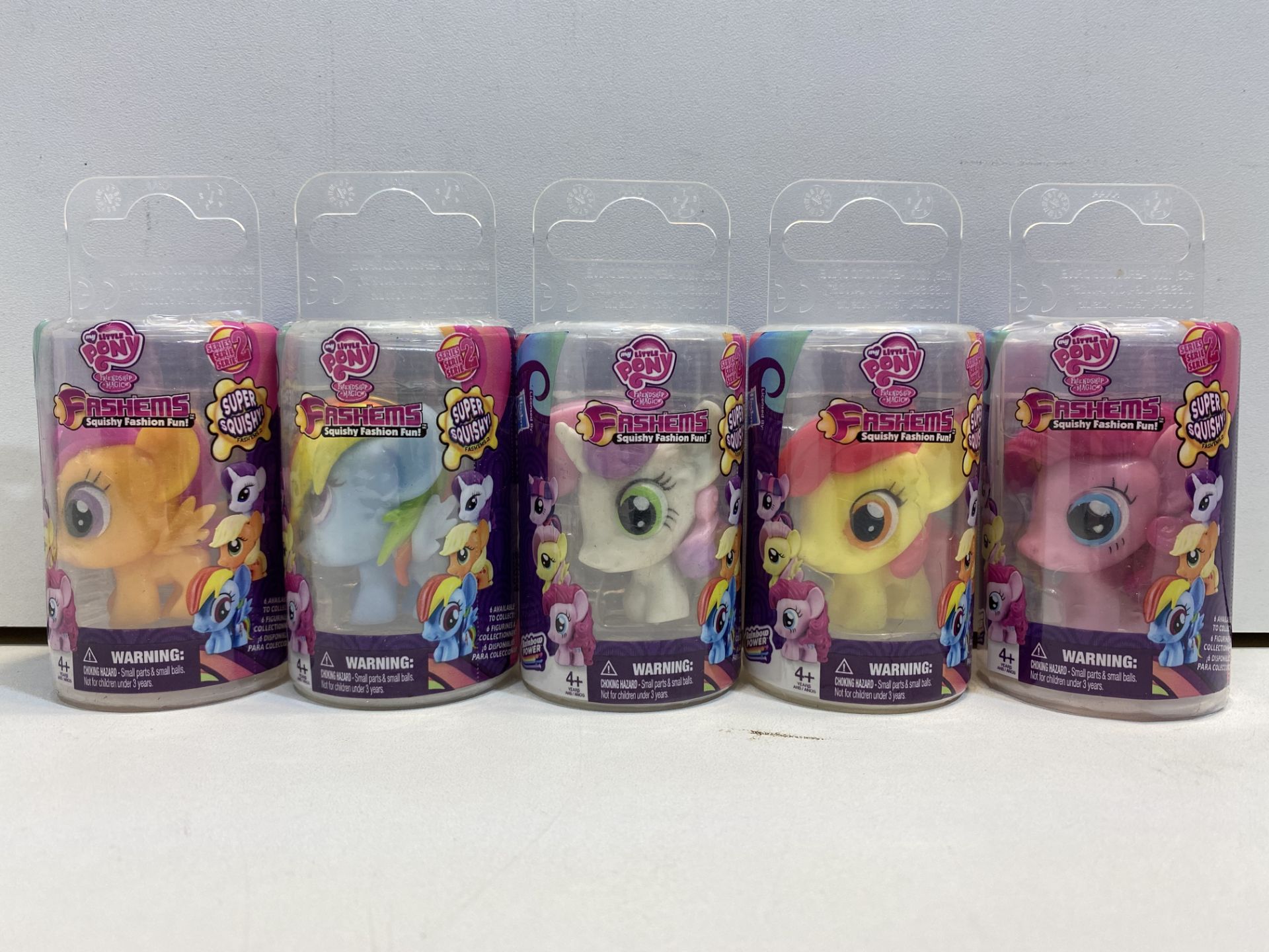 25 x Various Coloured My Little Pony Fashems Squishy Figurines | 673534520247